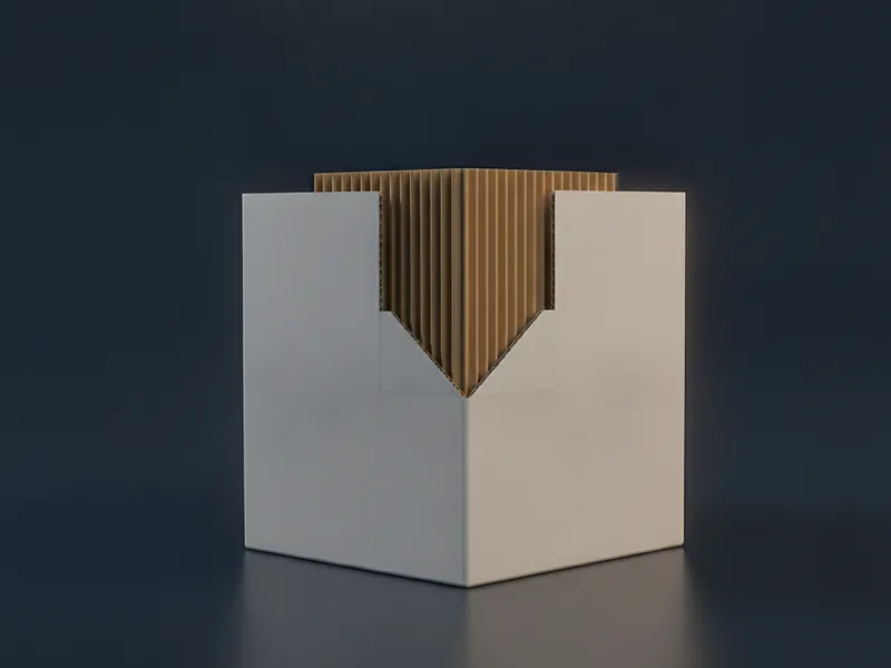 Custom corrugated insert